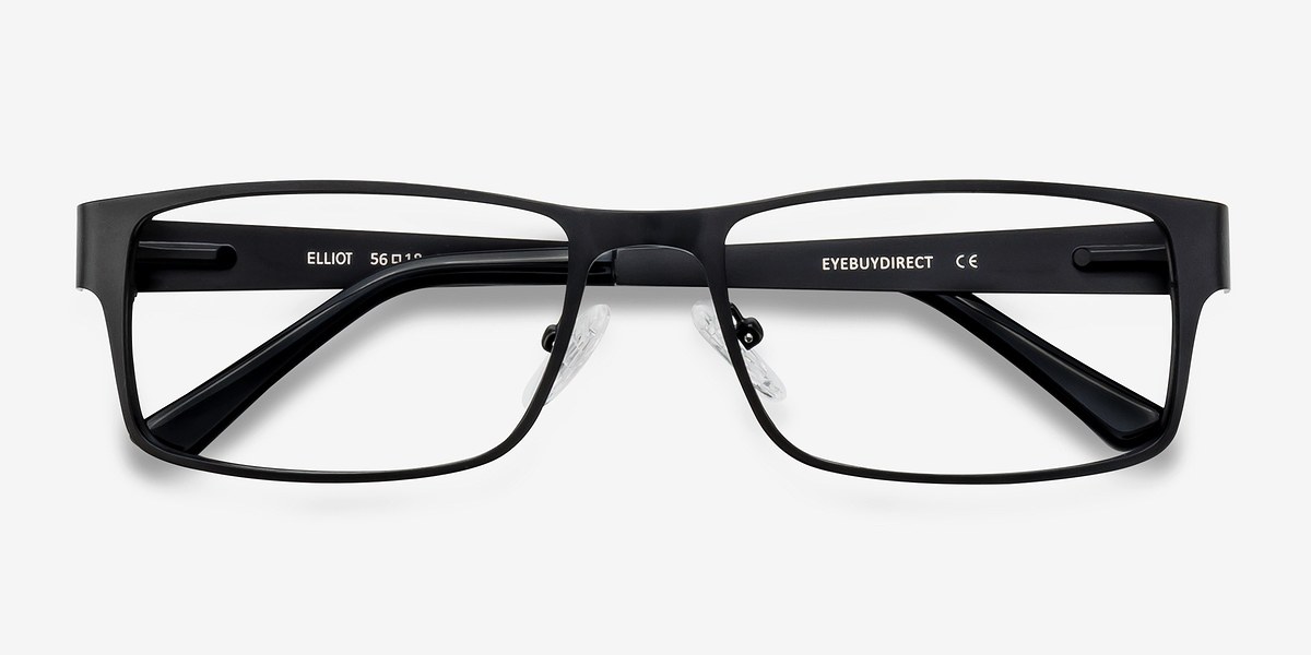 Elliot | Black | Men Metal Eyeglasses | EyeBuyDirect