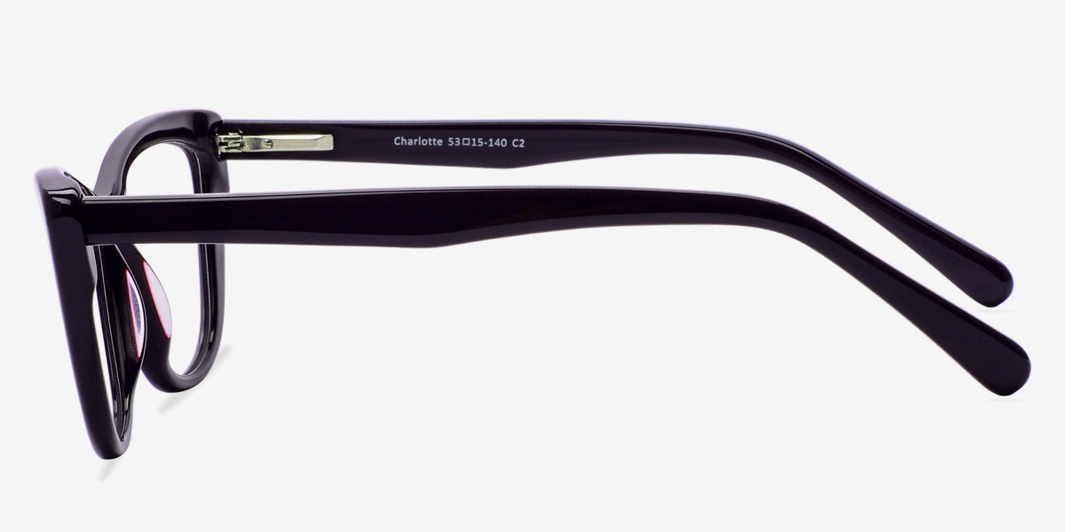 Charlotte Purple Women Acetate Eyeglasses EyeBuyDirect