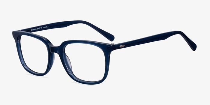 Ornette | Blue Acetate Eyeglasses | EyeBuyDirect