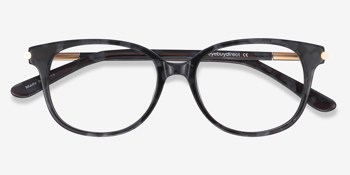 Jasmine Gray Floral Women Acetate Eyeglasses EyeBuyDirect