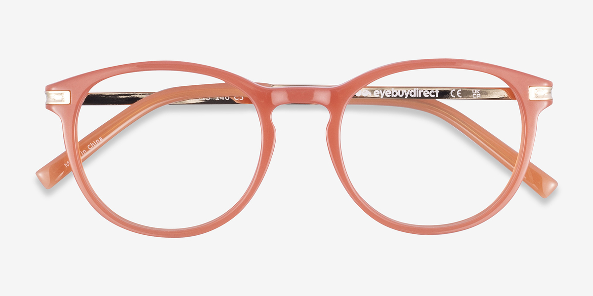 Daphne Pink Women Plastic Eyeglasses EyeBuyDirect