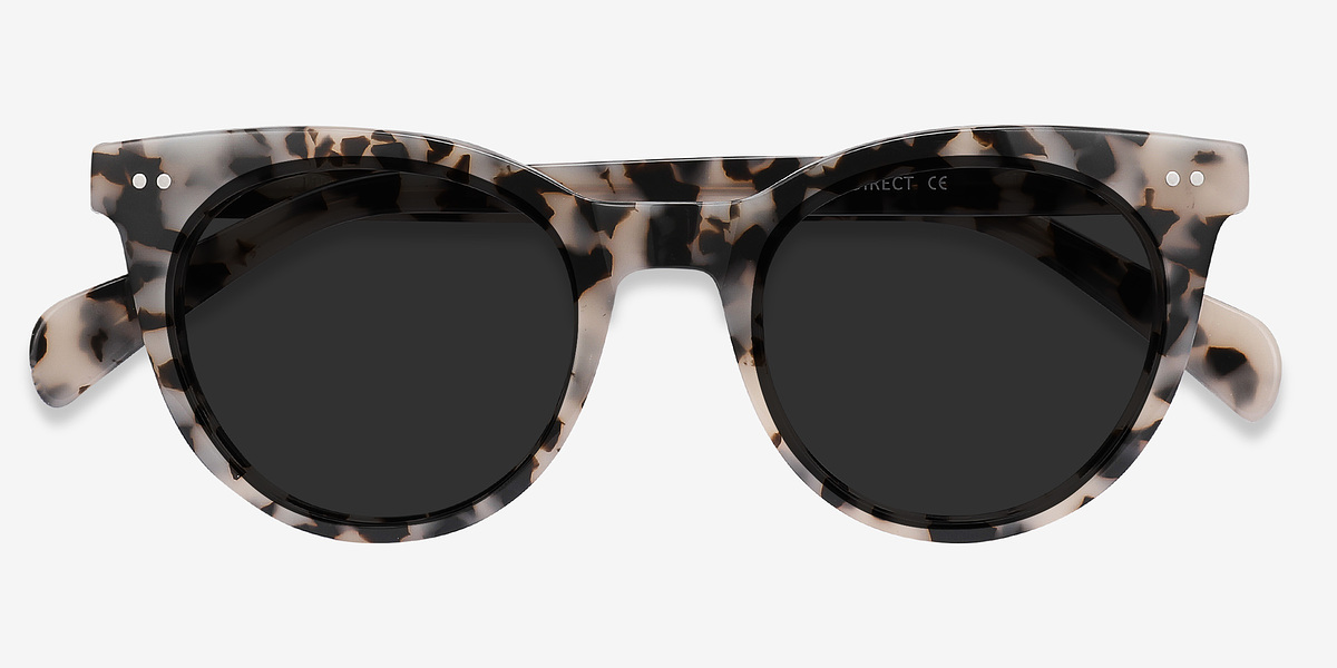 Divine Gray/Tortoise Women Plastic Sunglasses EyeBuyDirect