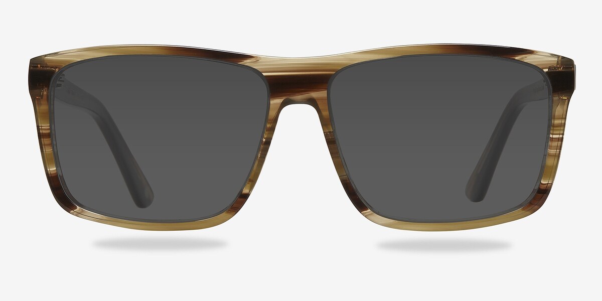 Perth Brown Men Acetate Sunglasses EyeBuyDirect