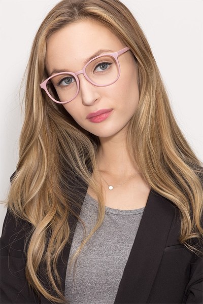 Dutchess Matte Pink Women Plastic Eyeglasses Eyebuydirect