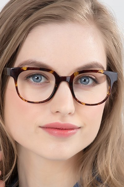 Flashback | Honey Tortoise Plastic Eyeglasses | EyeBuyDirect