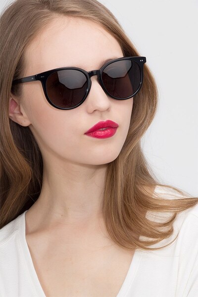 Meraki | Black Acetate Sunglasses | EyeBuyDirect
